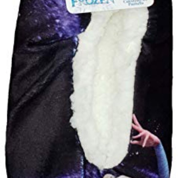 Disney Frozen Elsa Fuzzy Babba Slipper Socks - Picture 2 of 3